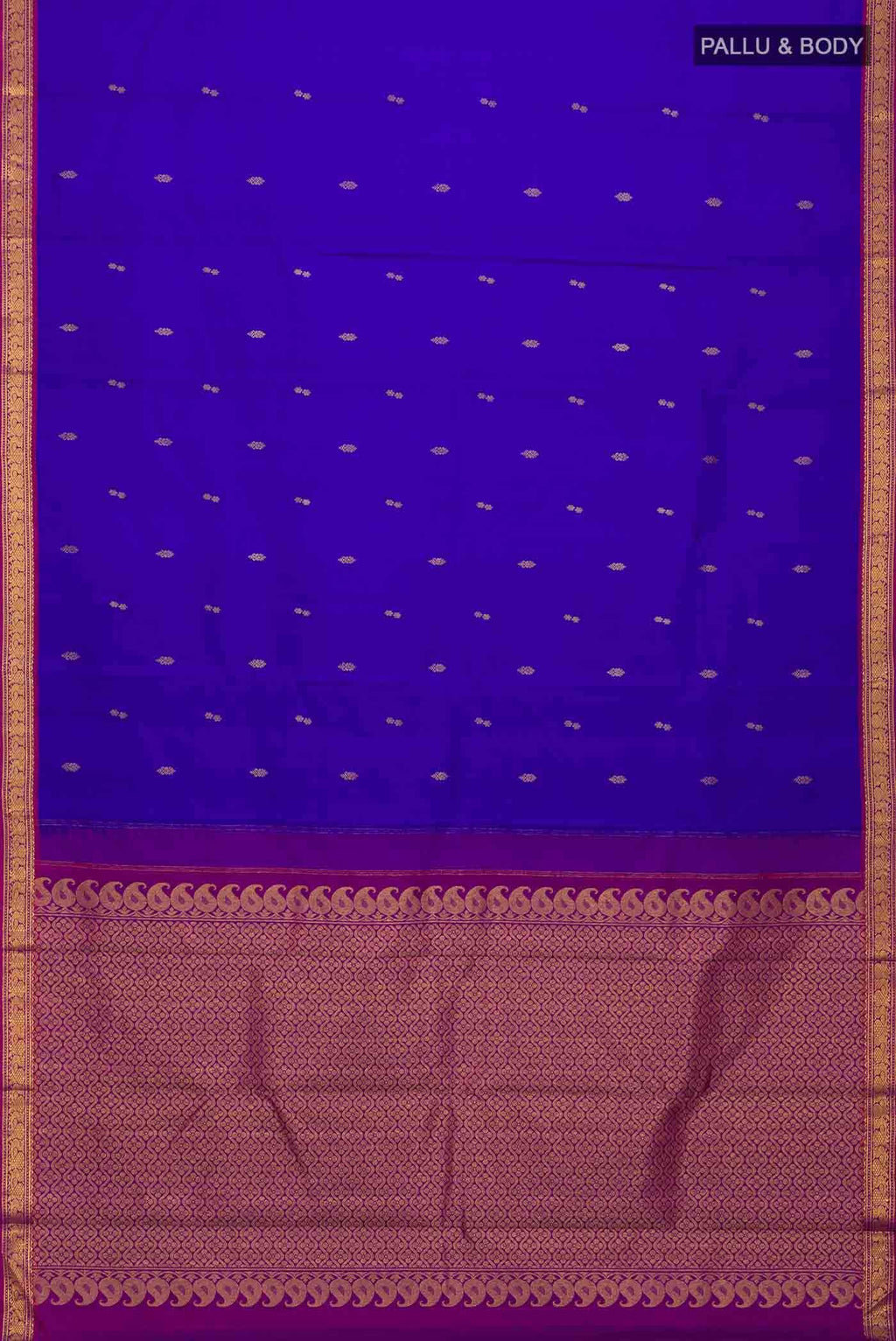 Blue Kanchipuram Silk Saree