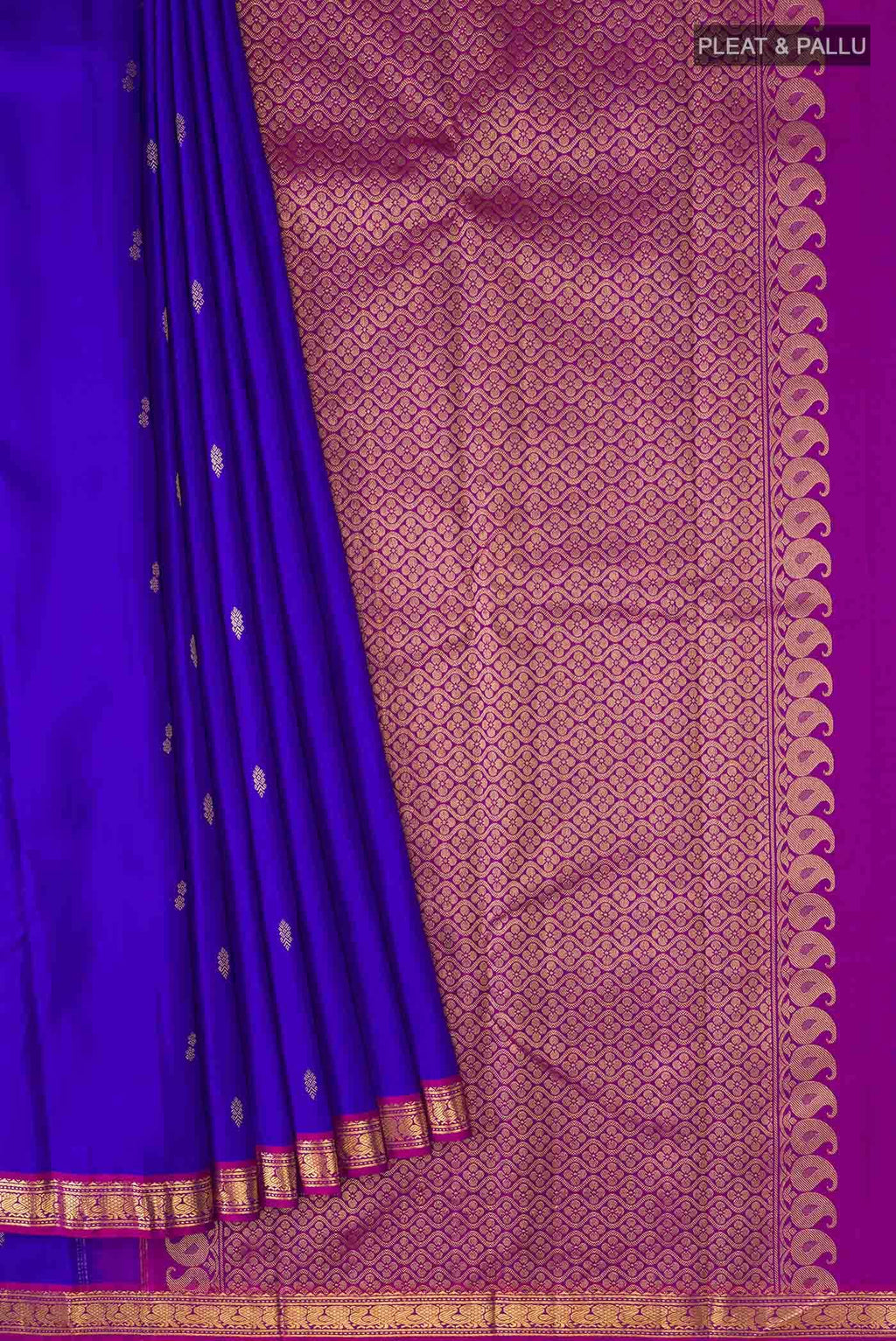 Blue Kanchipuram Silk Saree