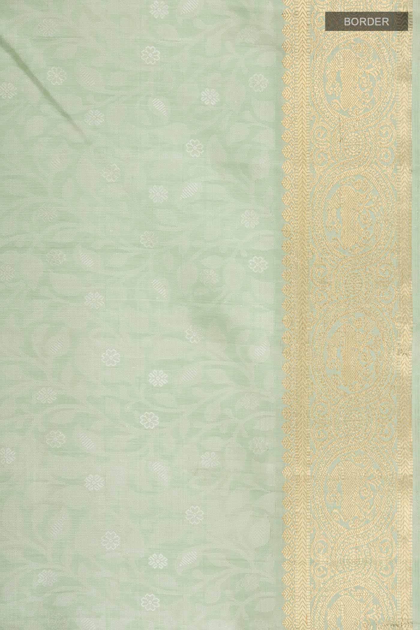 Light Green Kanchipuram Silk Saree