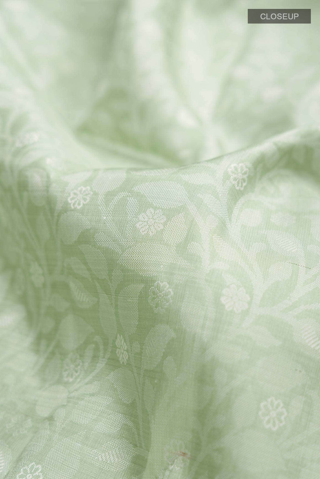 Light Green Kanchipuram Silk Saree