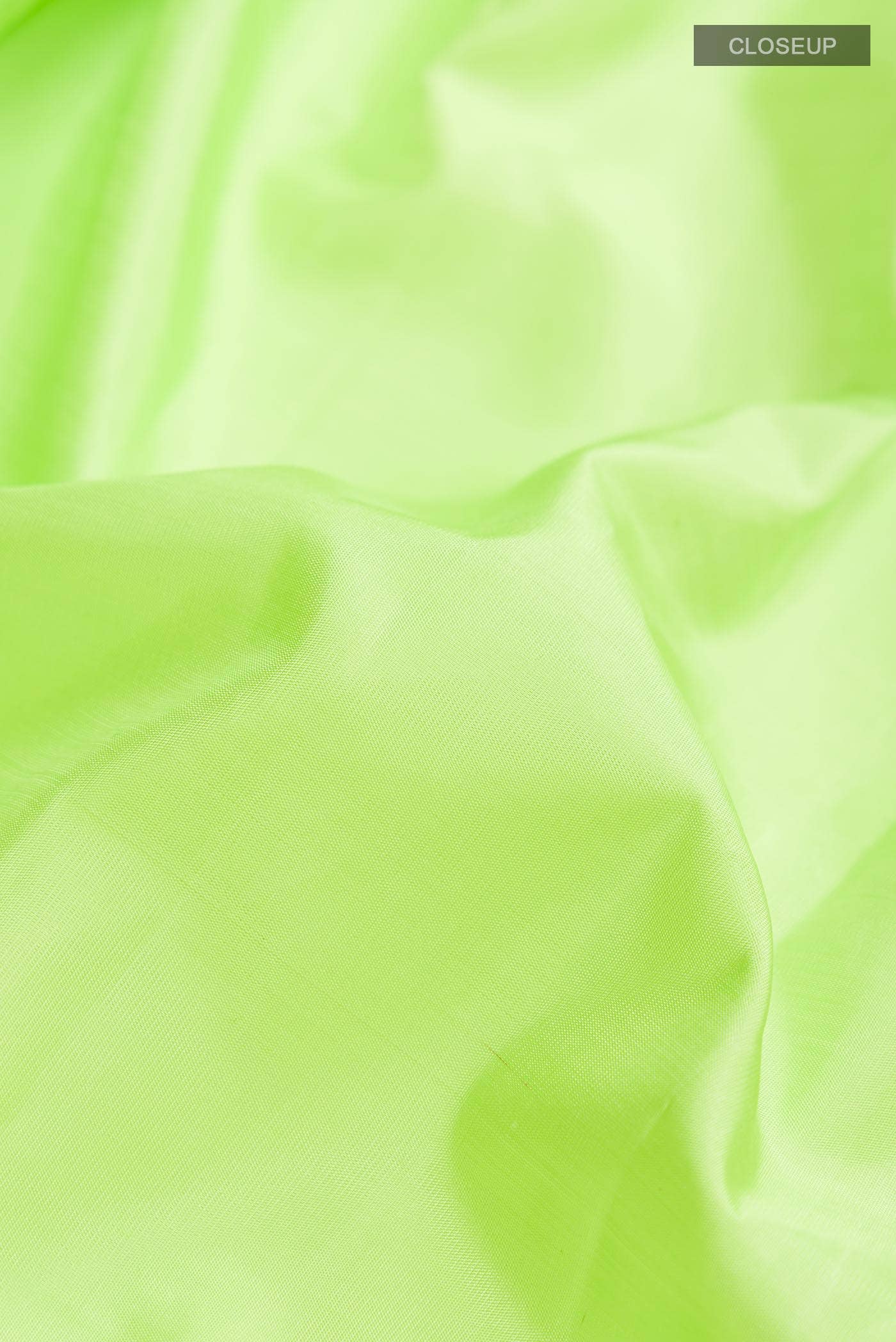 Parrot Green Kanchipuram Silk Saree