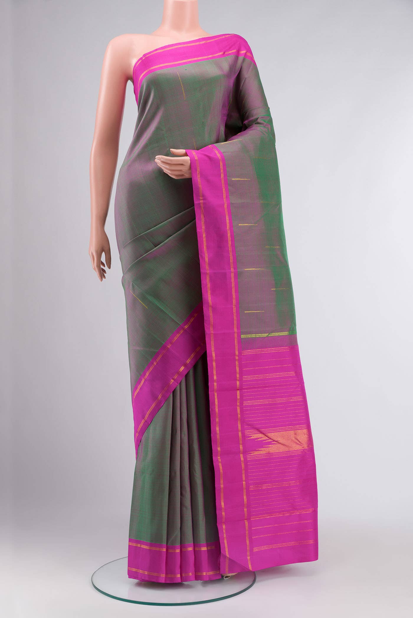 Green Kanchipuram Silk Saree