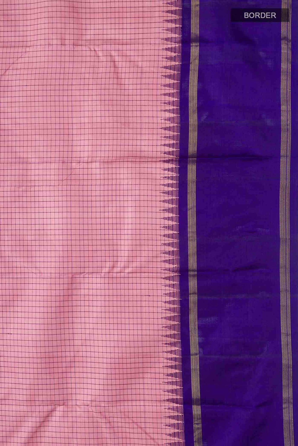 Pink Kanchipuram Silk Saree