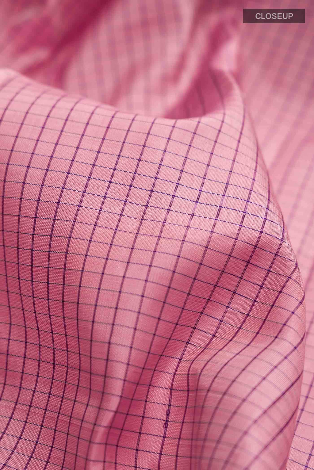 Pink Kanchipuram Silk Saree