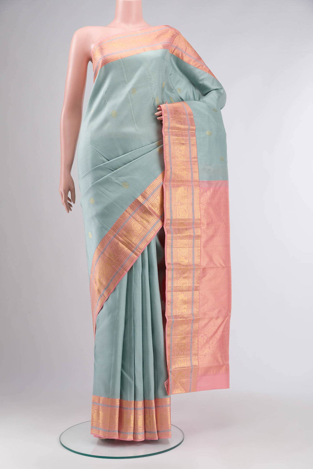 Green Kanchipuram Silk Saree