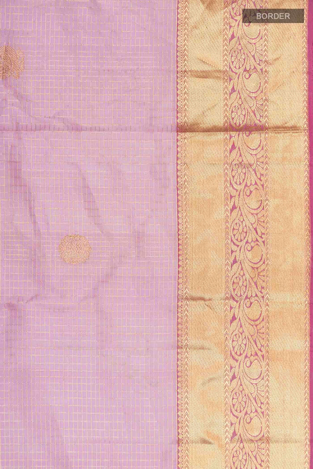 Lavender Kanchipuram Silk Saree