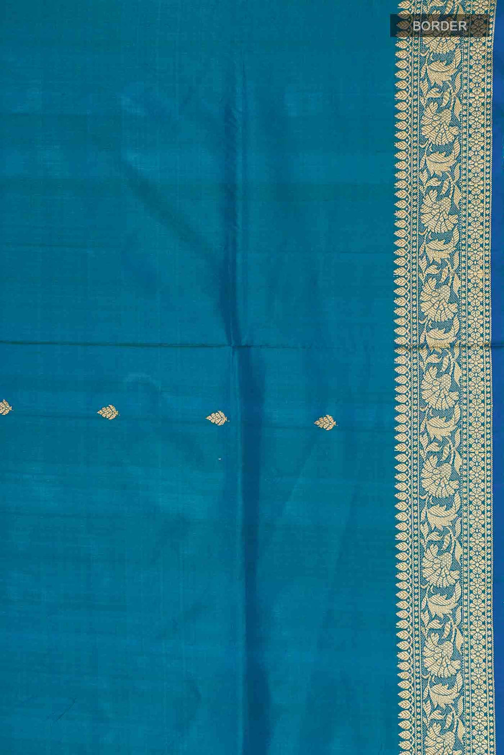 Blue Banarasi Katan Silk Saree