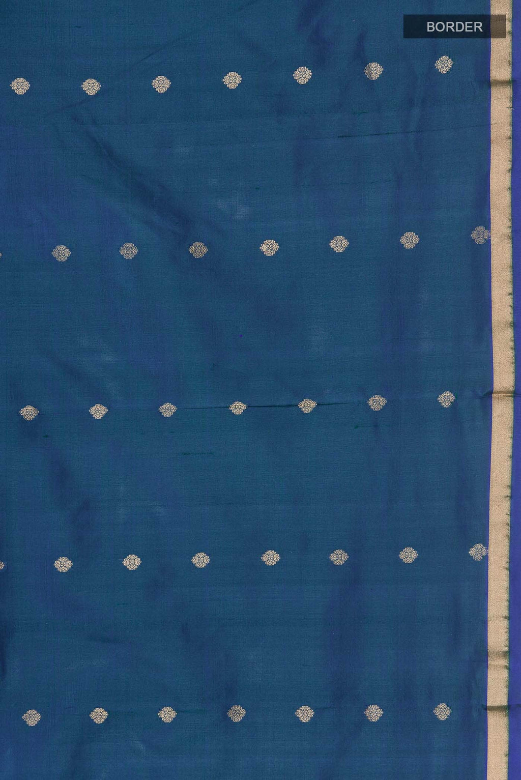 Blue Banarasi Katan Silk Saree