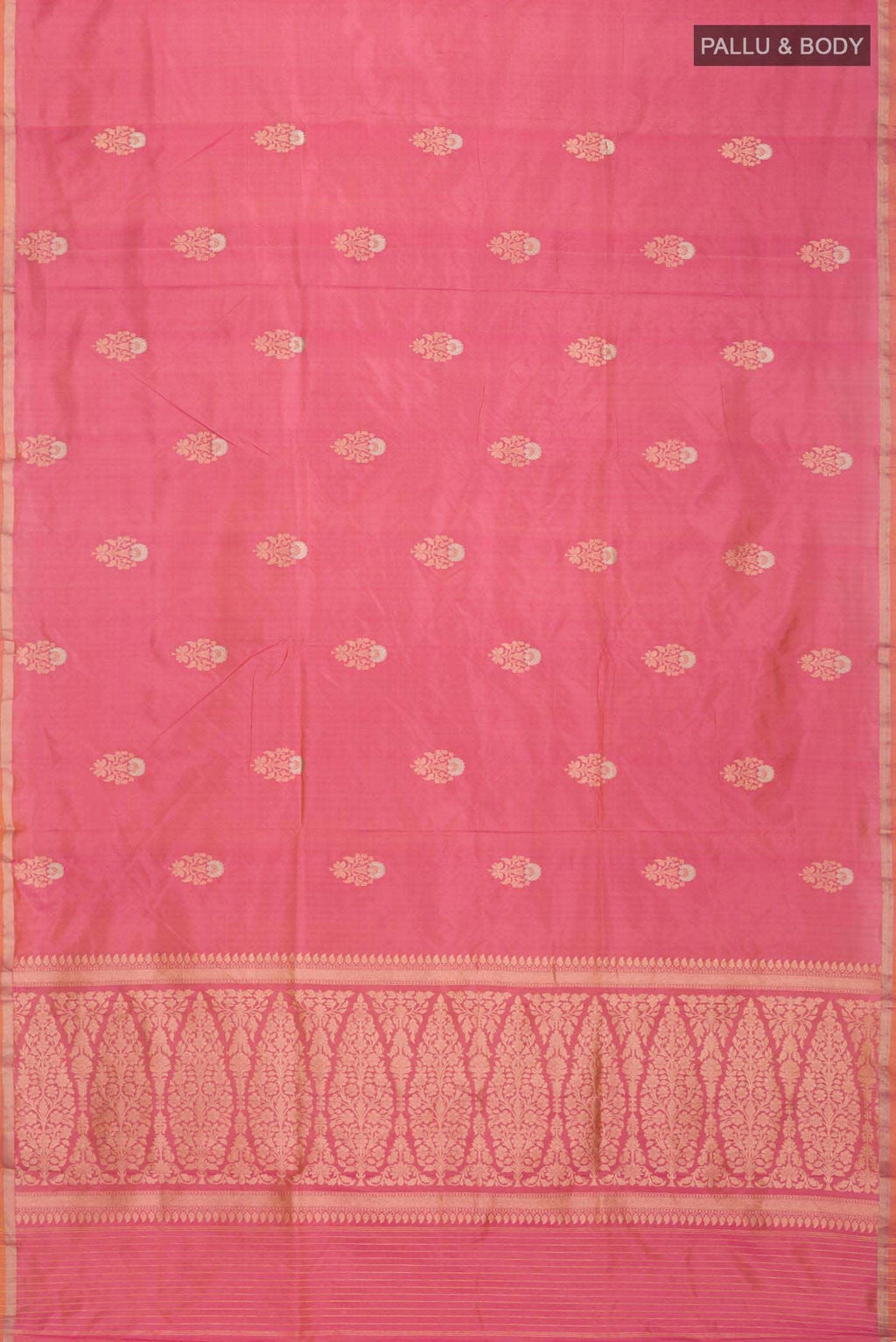 Pink Banarasi Katan Silk Saree