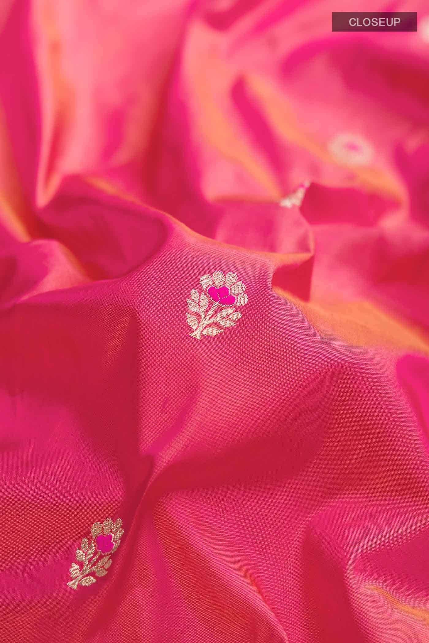 Multi Banarasi Katan Silk Saree