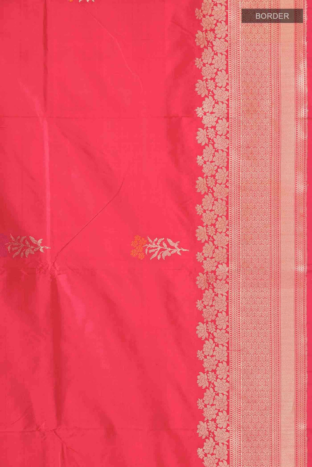 Red Banarasi Katan Silk Saree
