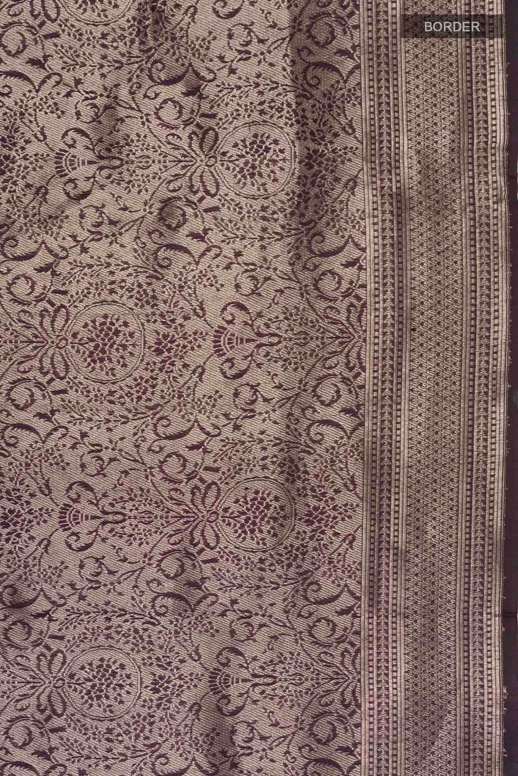 Violet Banarasi Silk Saree