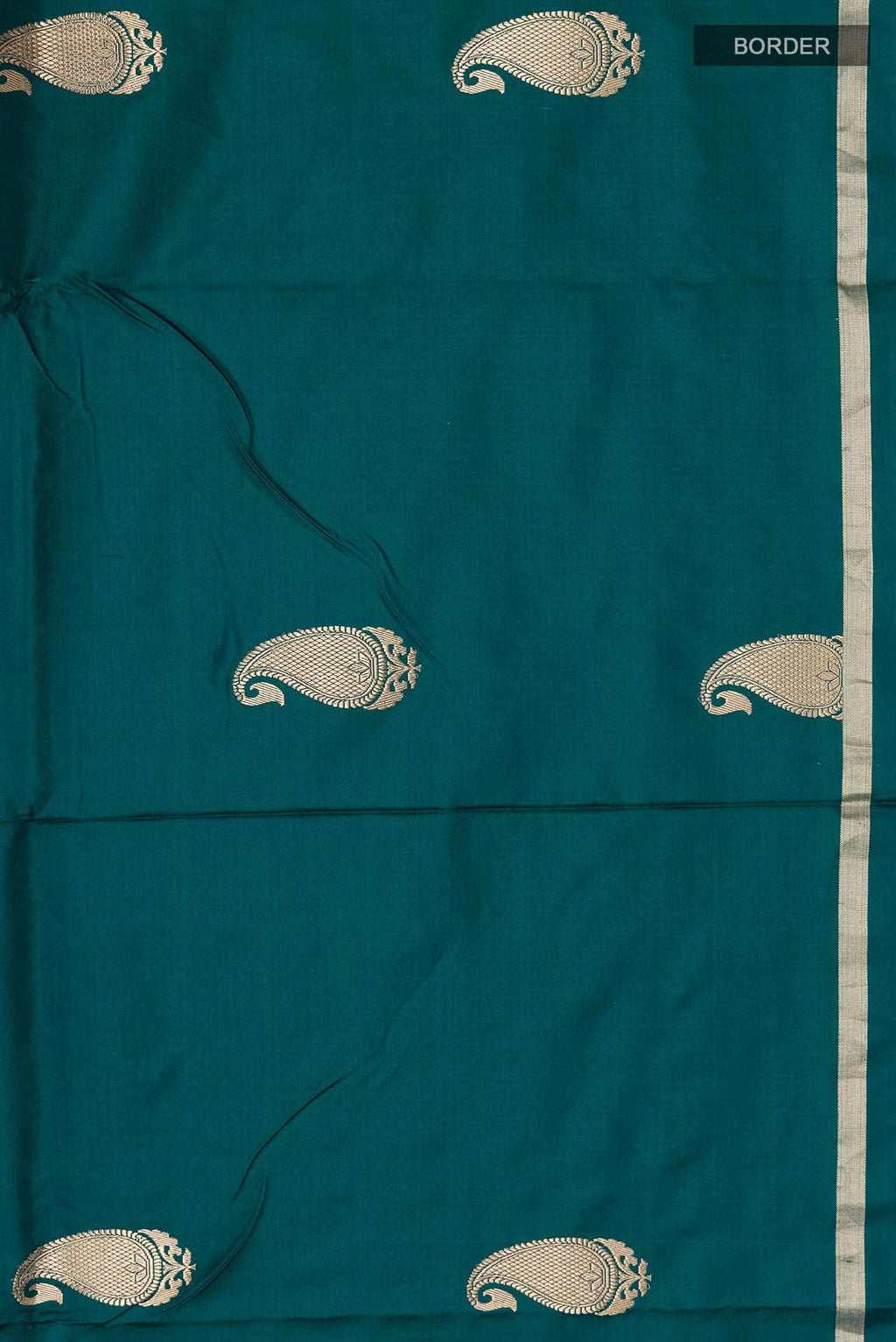 Blue Banarasi Katan Silk Saree