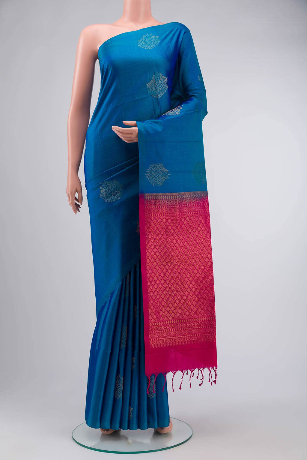 Blue Soft Silk Saree