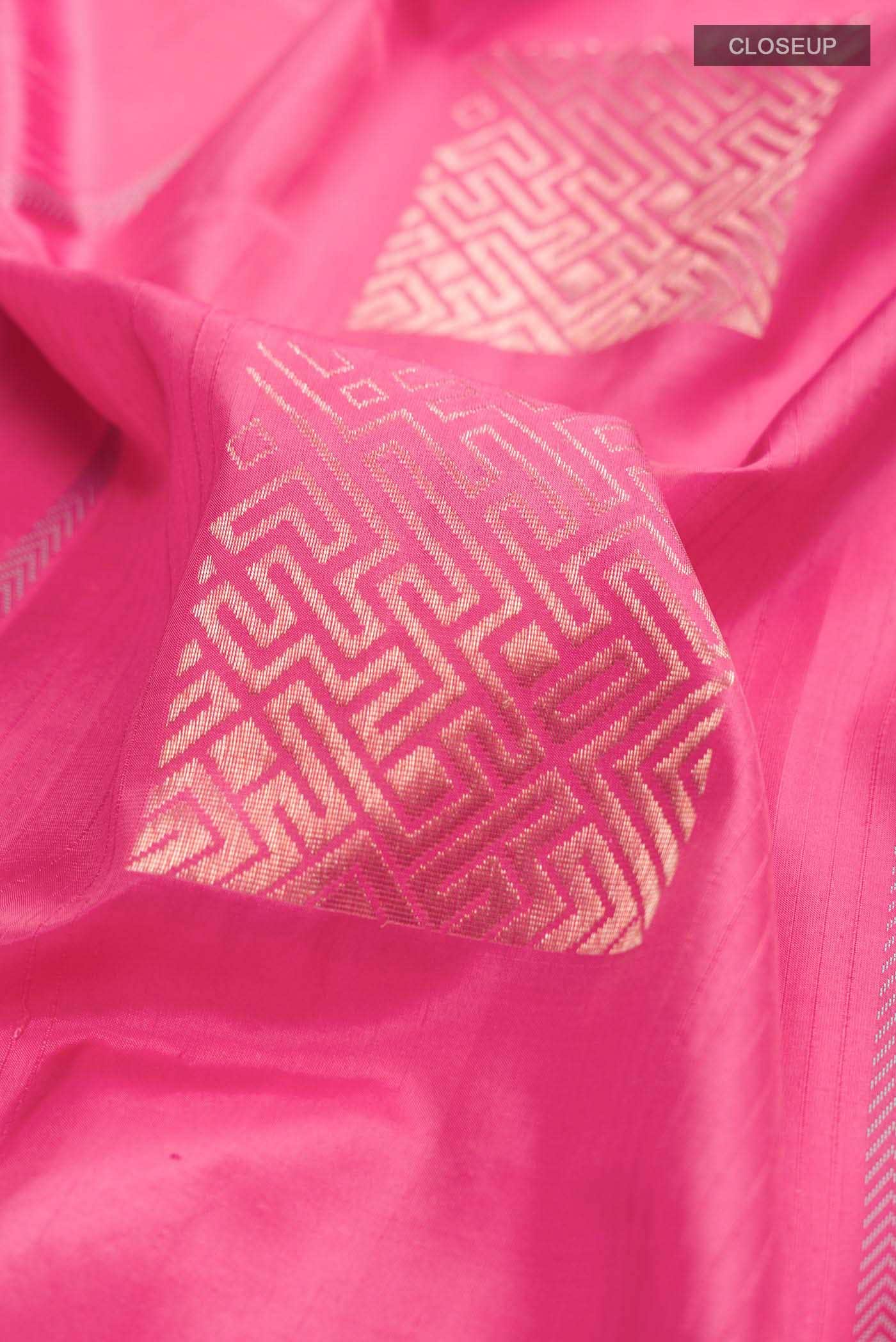 Pink Soft Silk Saree
