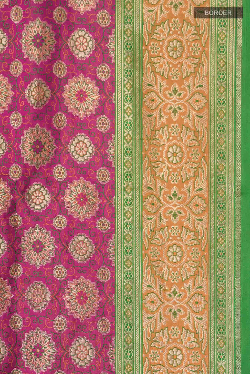 Pink Banarasi Silk Saree