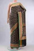 Black Banarasi Silk Saree