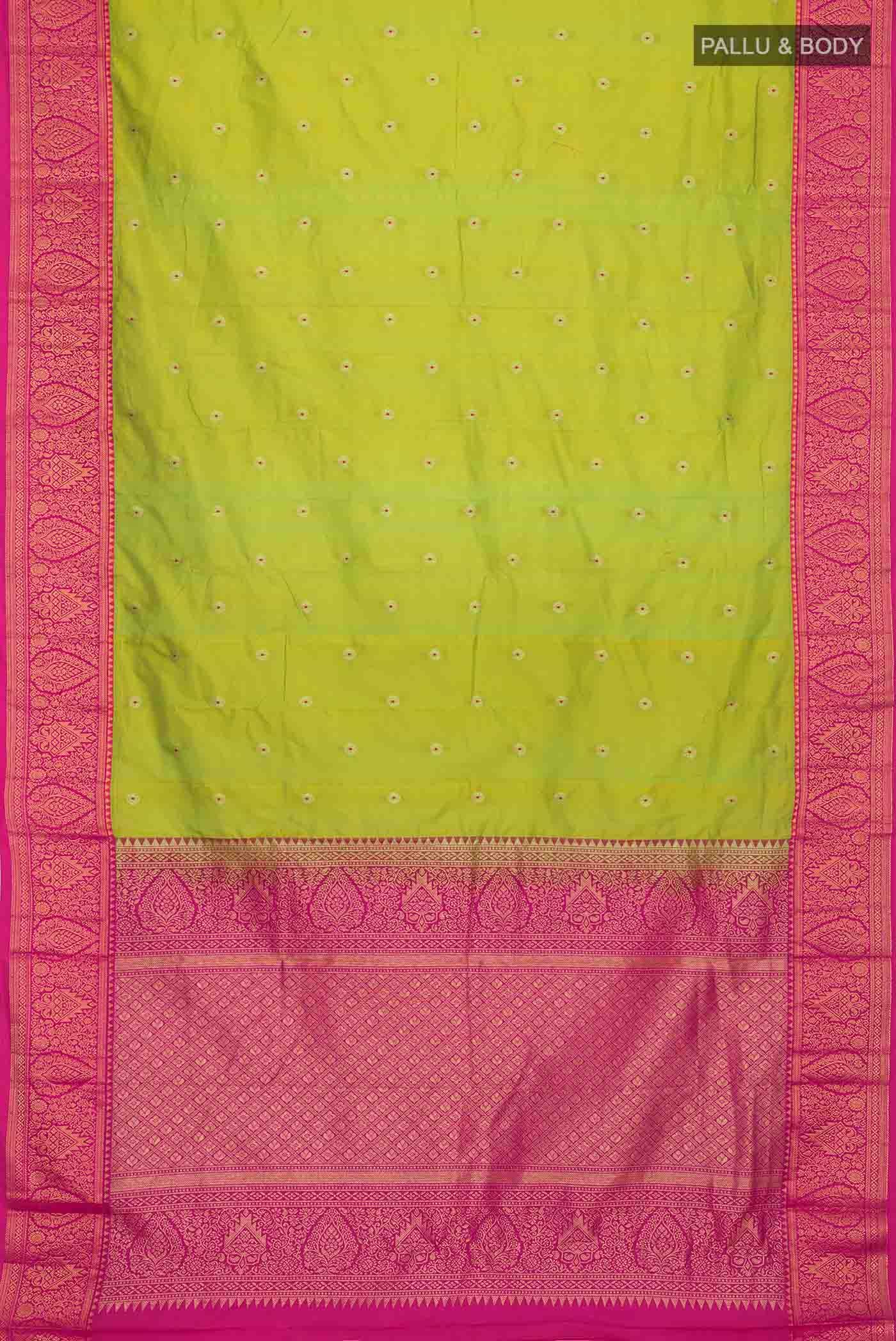 Green Bangalore Silk Saree