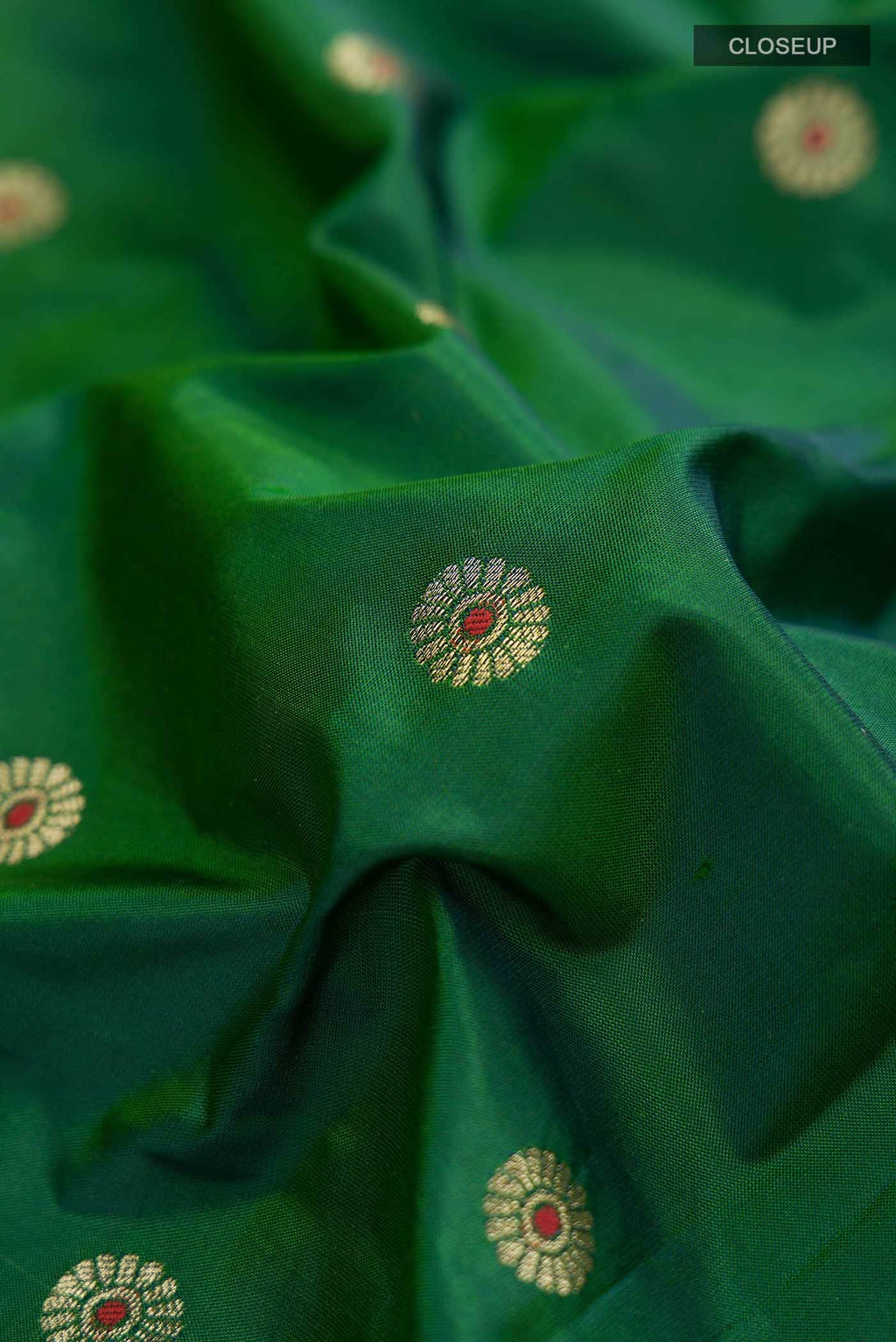 Green Bangalore Silk Saree