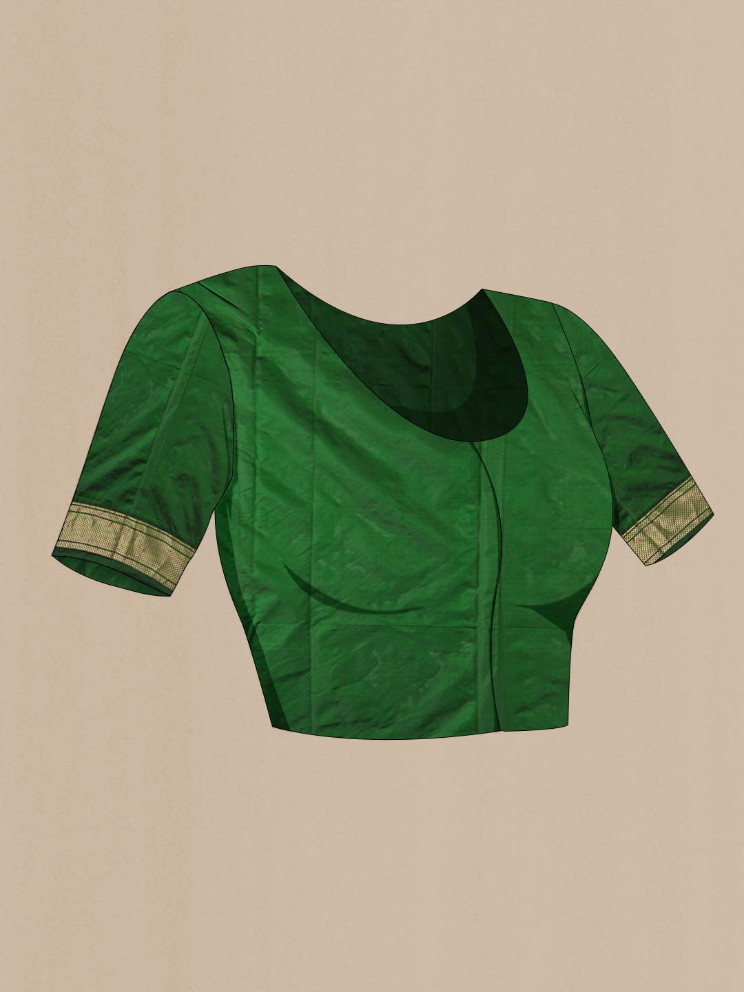Green Bangalore Silk Saree