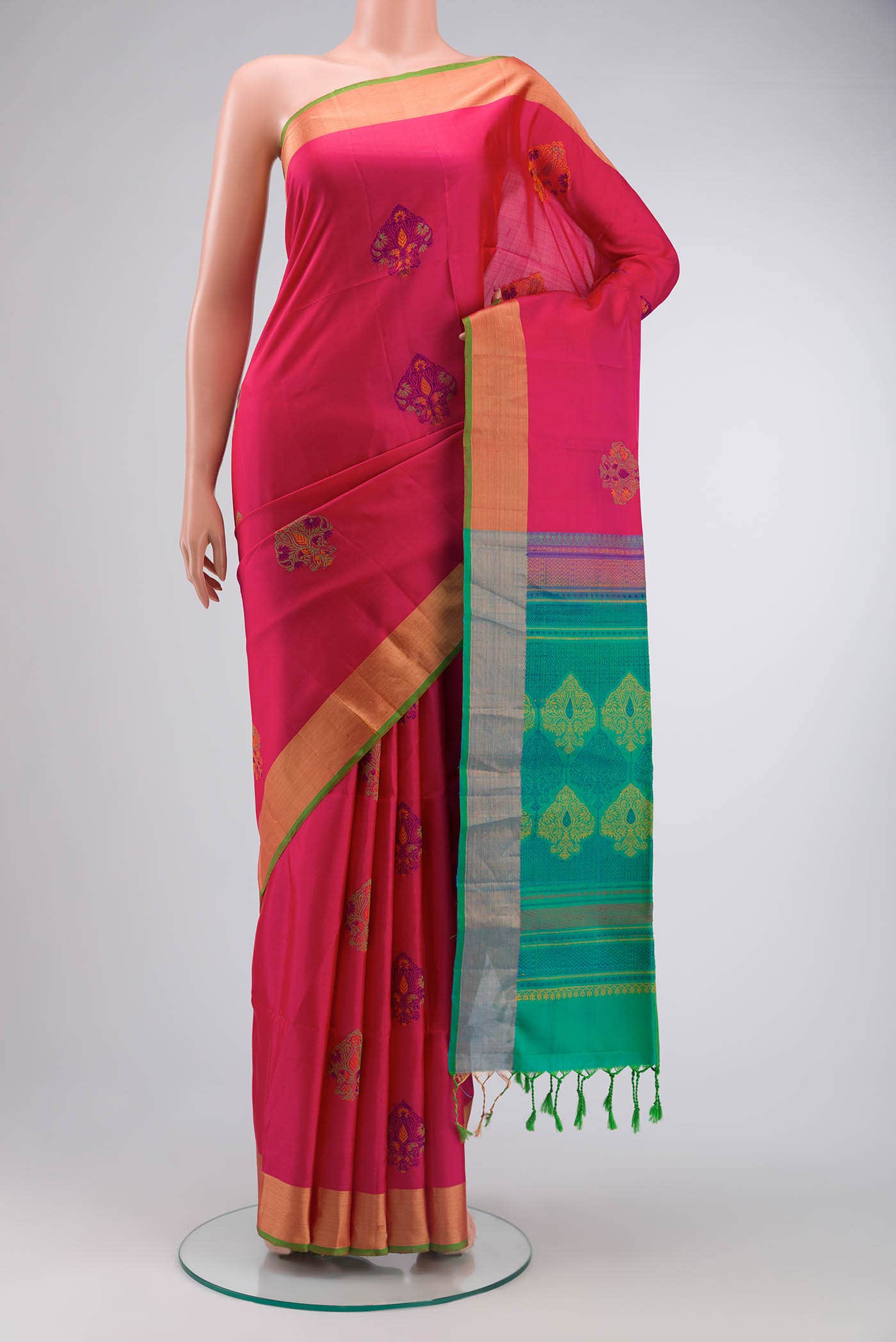 Pink Soft Silk Saree