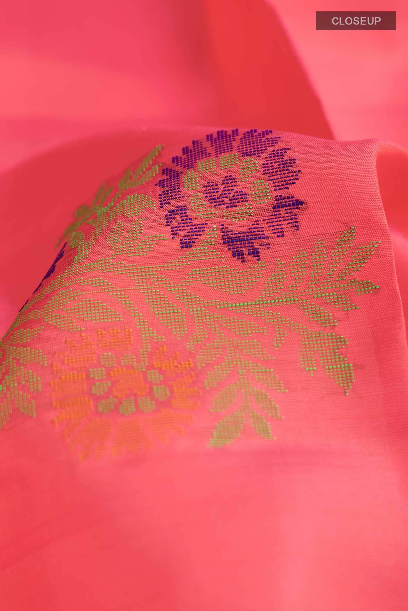 Orange Soft Silk Saree