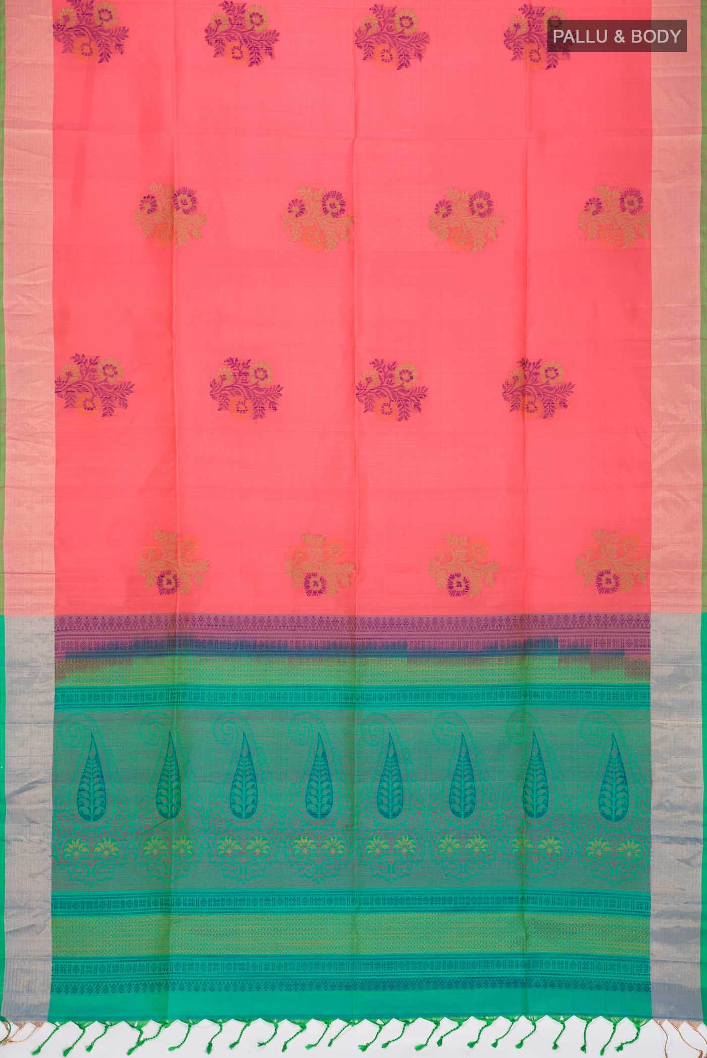 Orange Soft Silk Saree