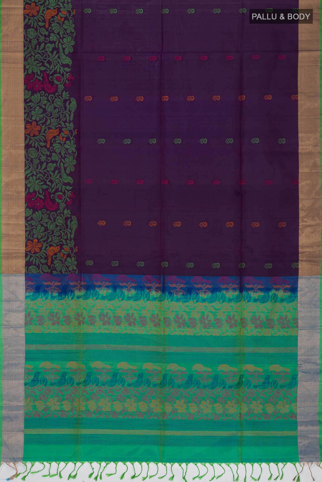Navy Blue Soft Silk Saree