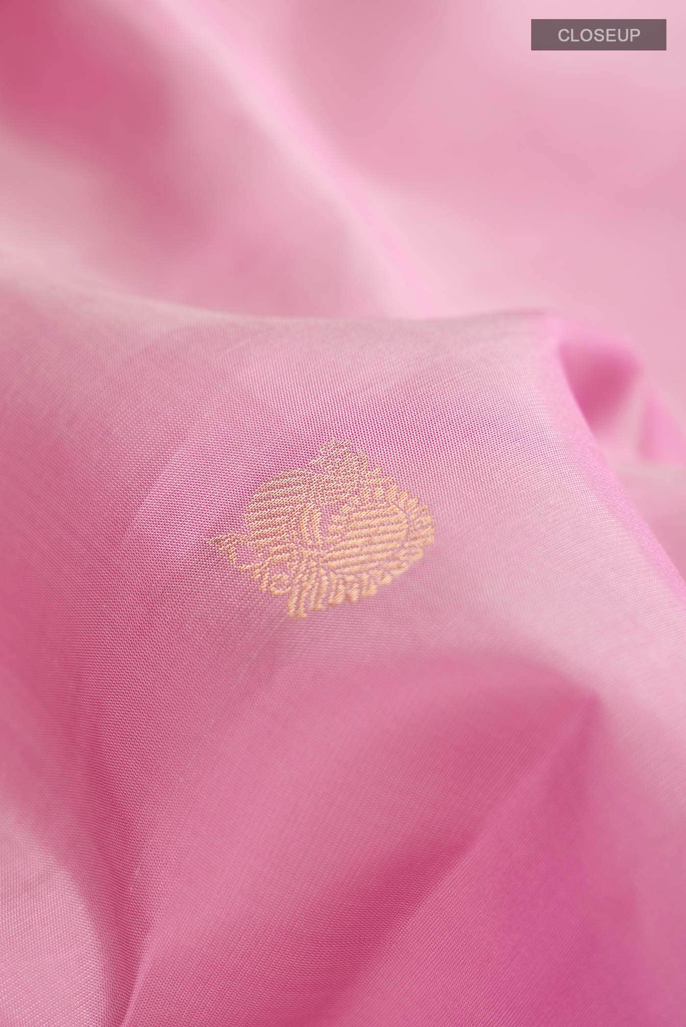 Rose pink Soft Silk Saree