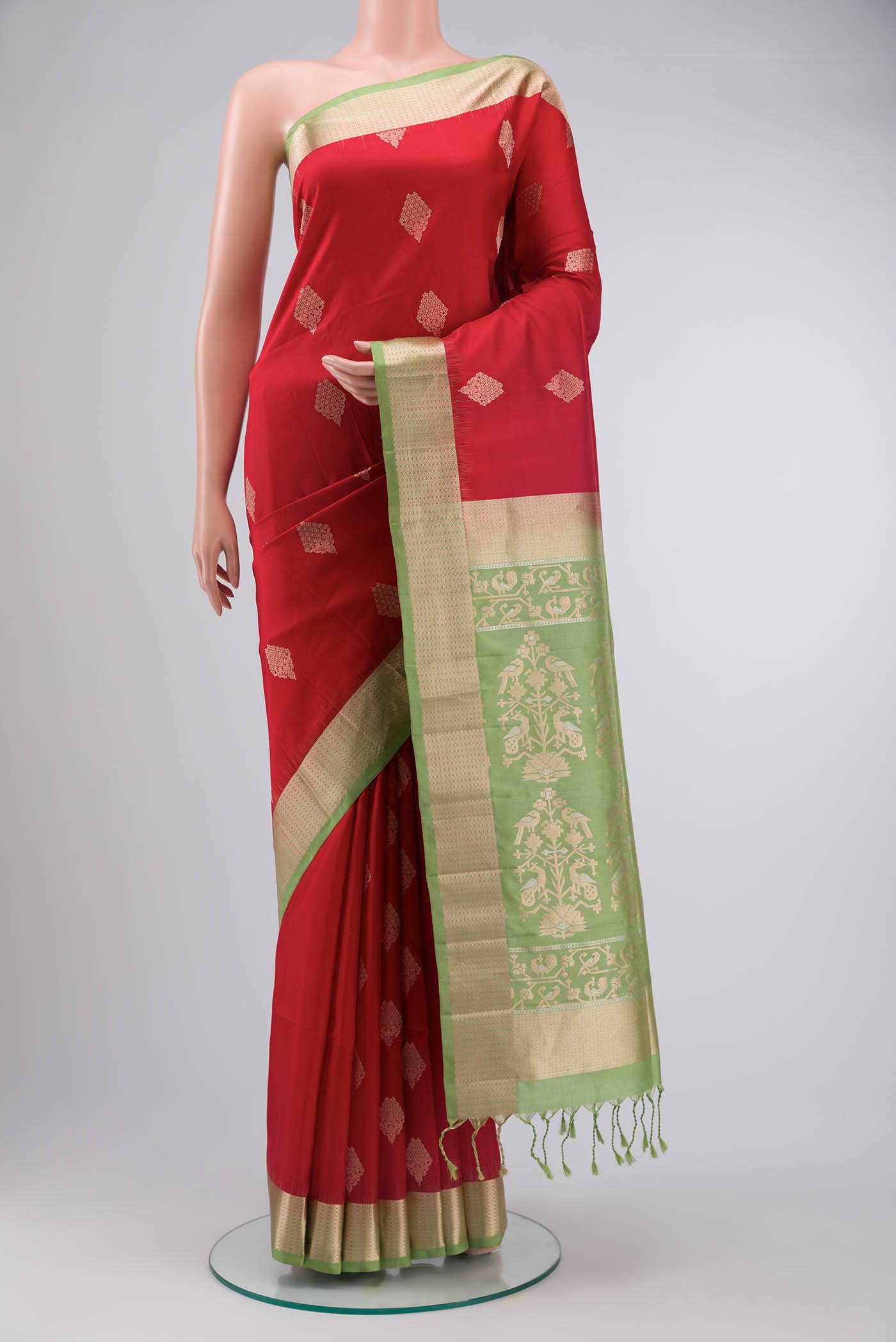 Red Soft Silk Saree