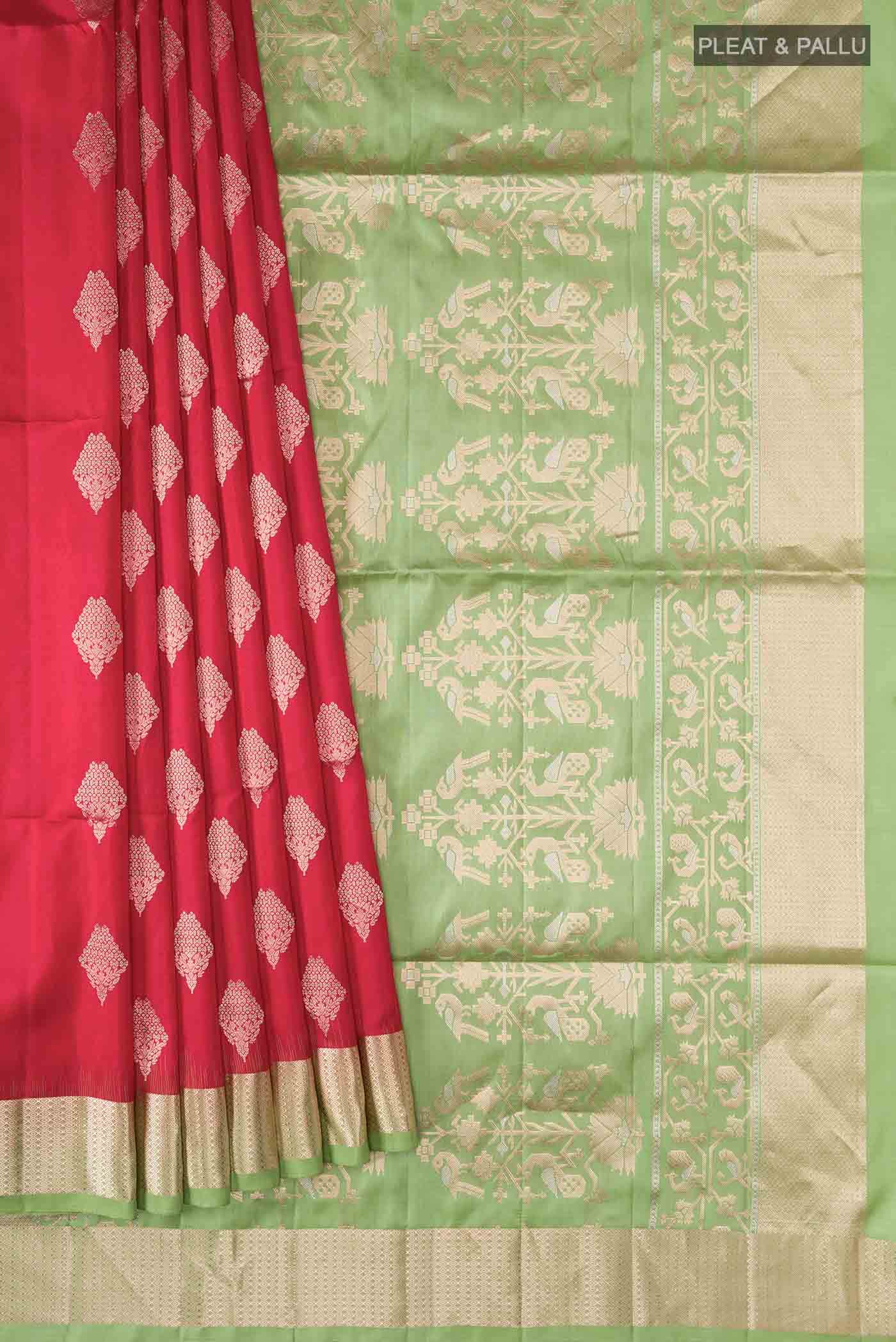 Red Soft Silk Saree
