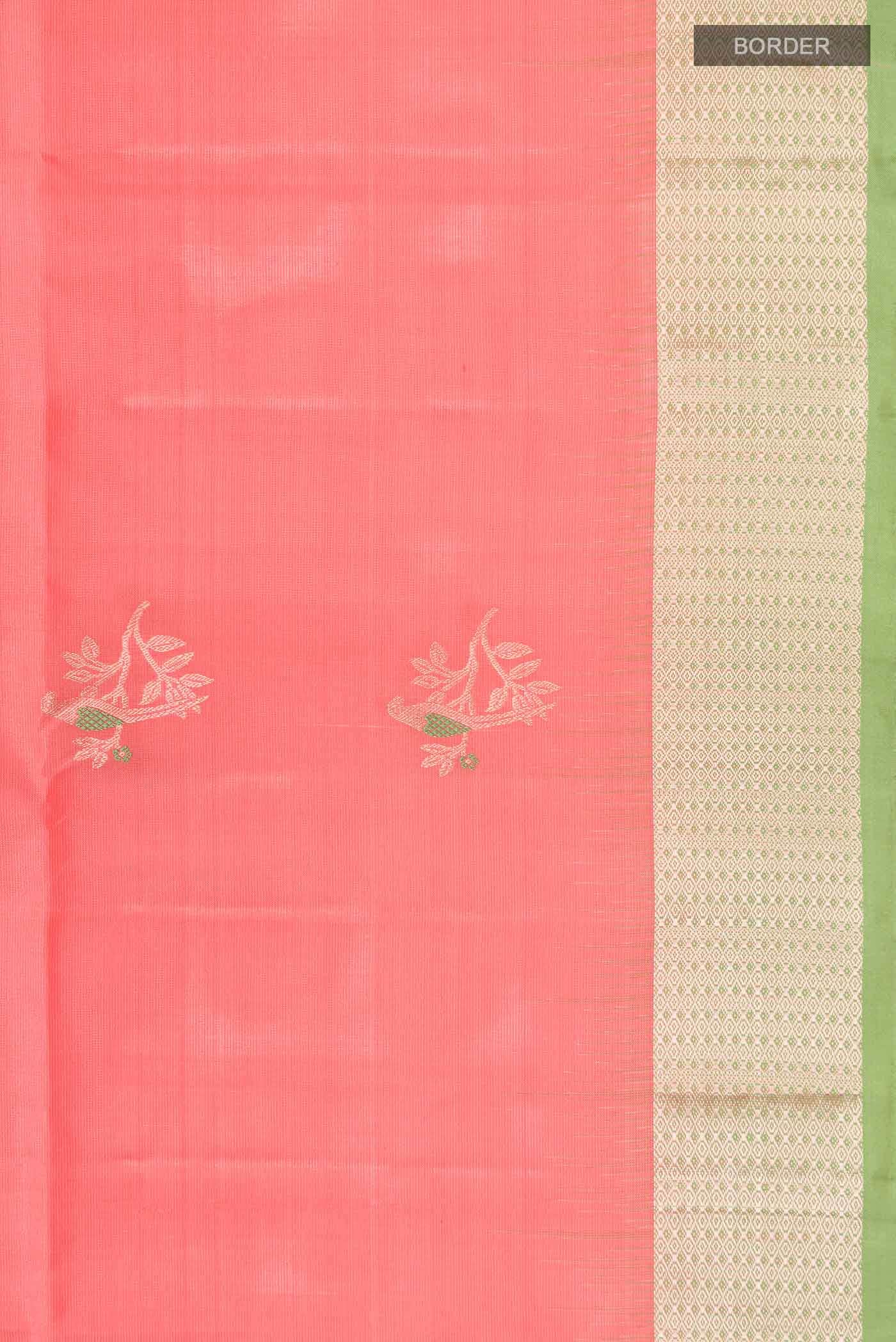 Coral Soft Silk Saree