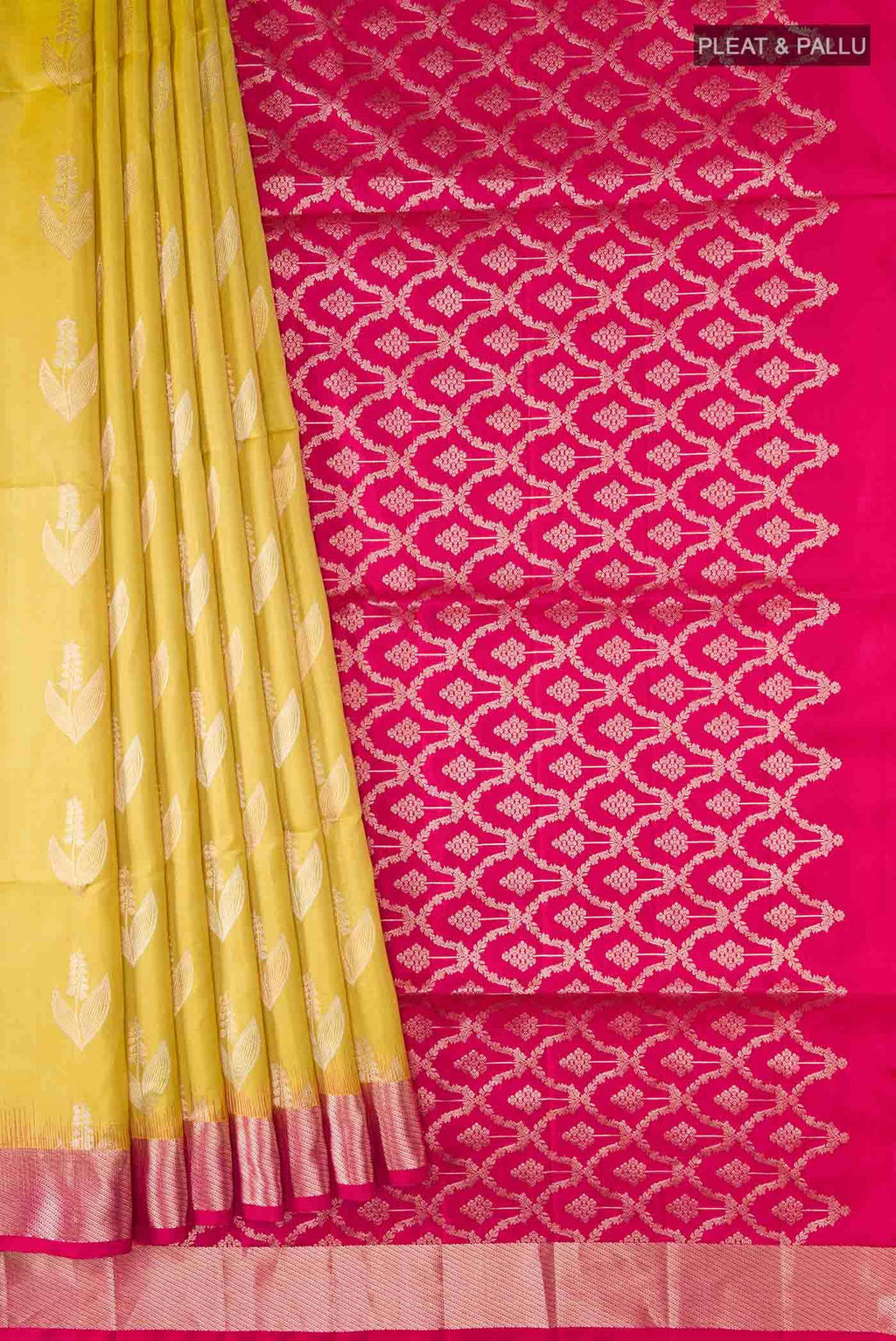Yellow Soft Silk Saree