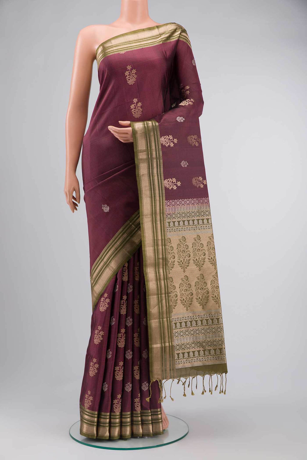 Magenta Soft Silk Saree