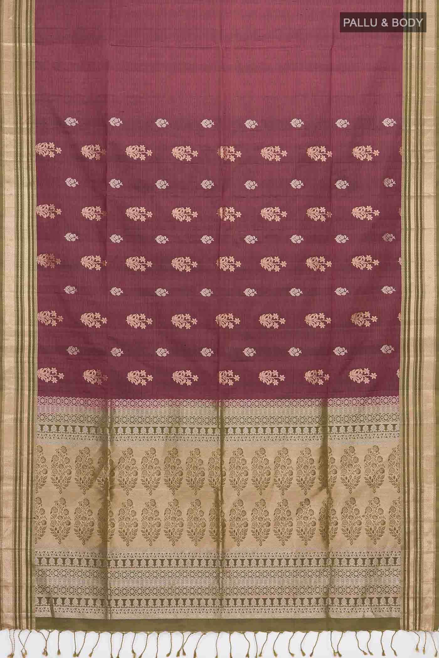 Magenta Soft Silk Saree
