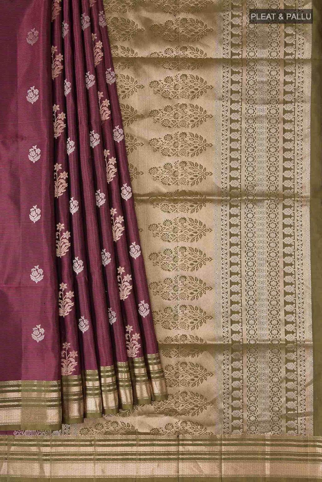 Magenta Soft Silk Saree