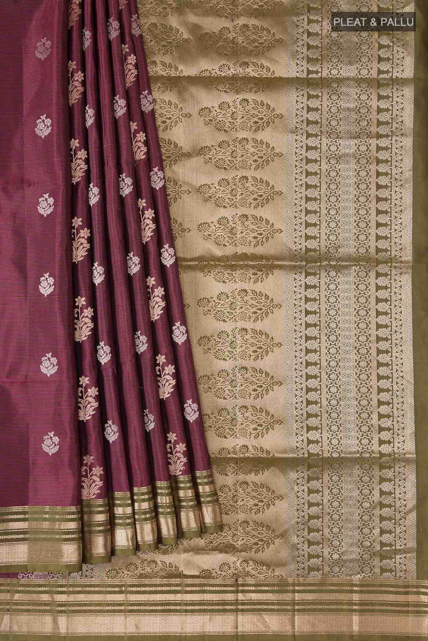 Magenta Soft Silk Saree