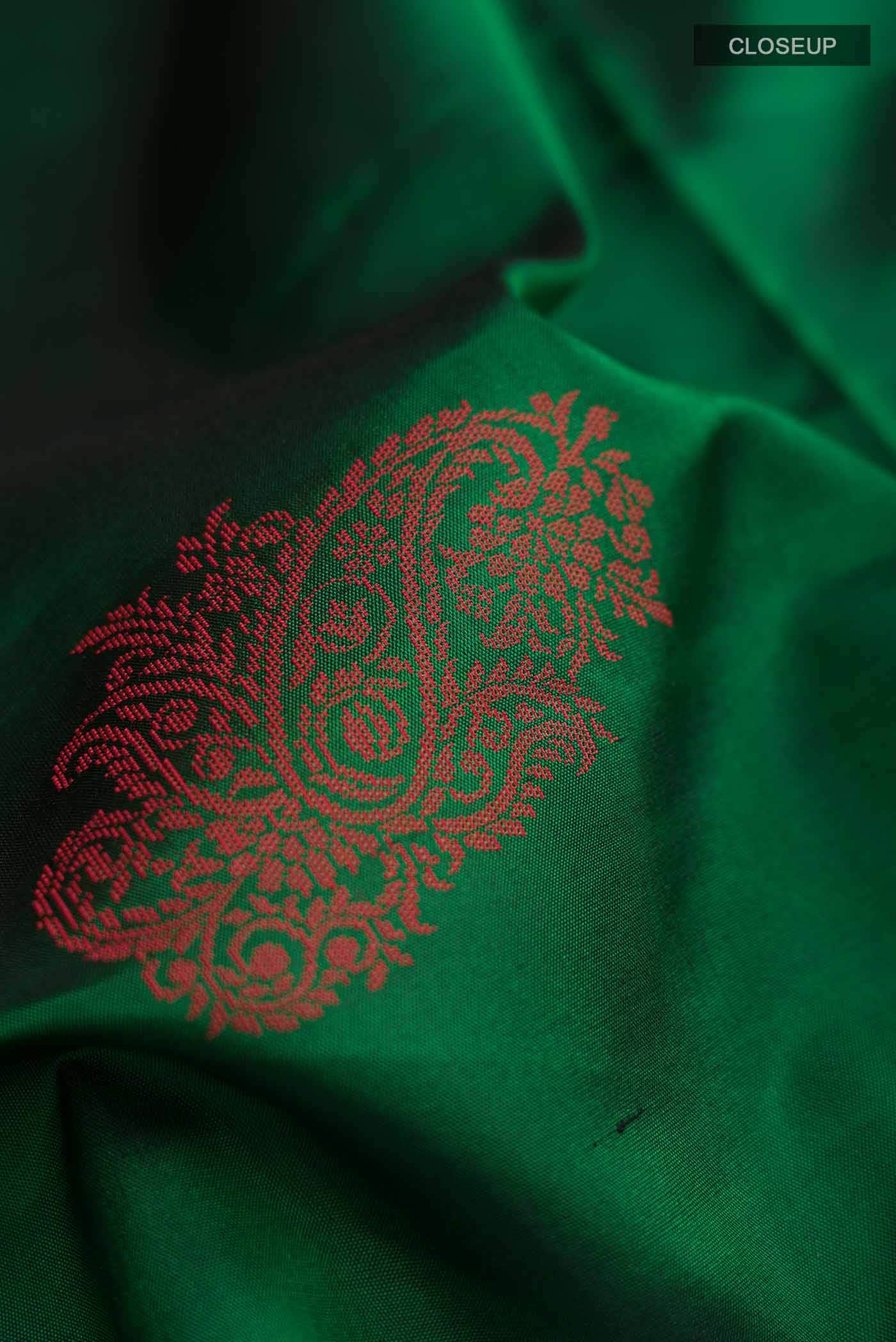Green Soft Silk Saree