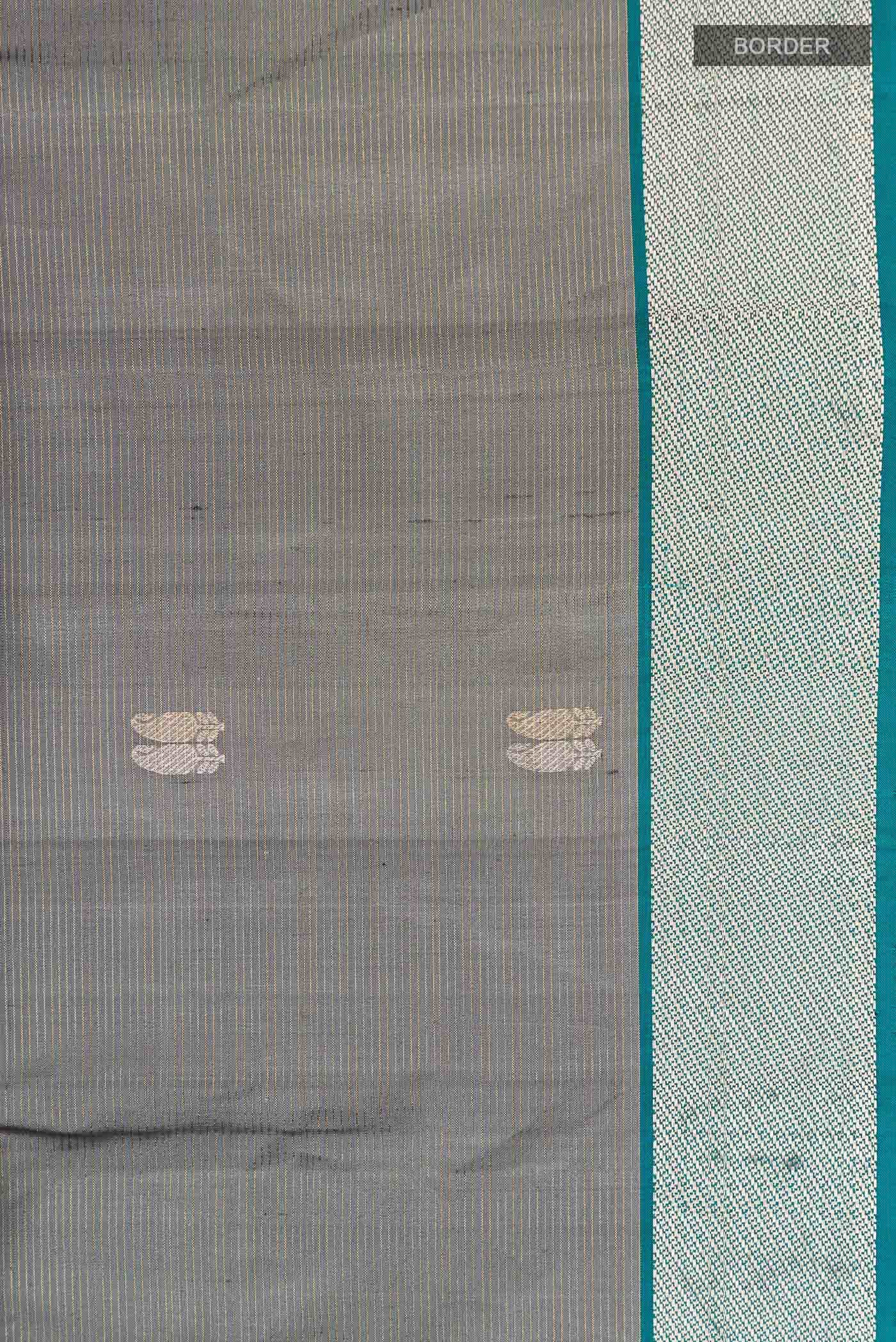 Grey Soft Silk Saree