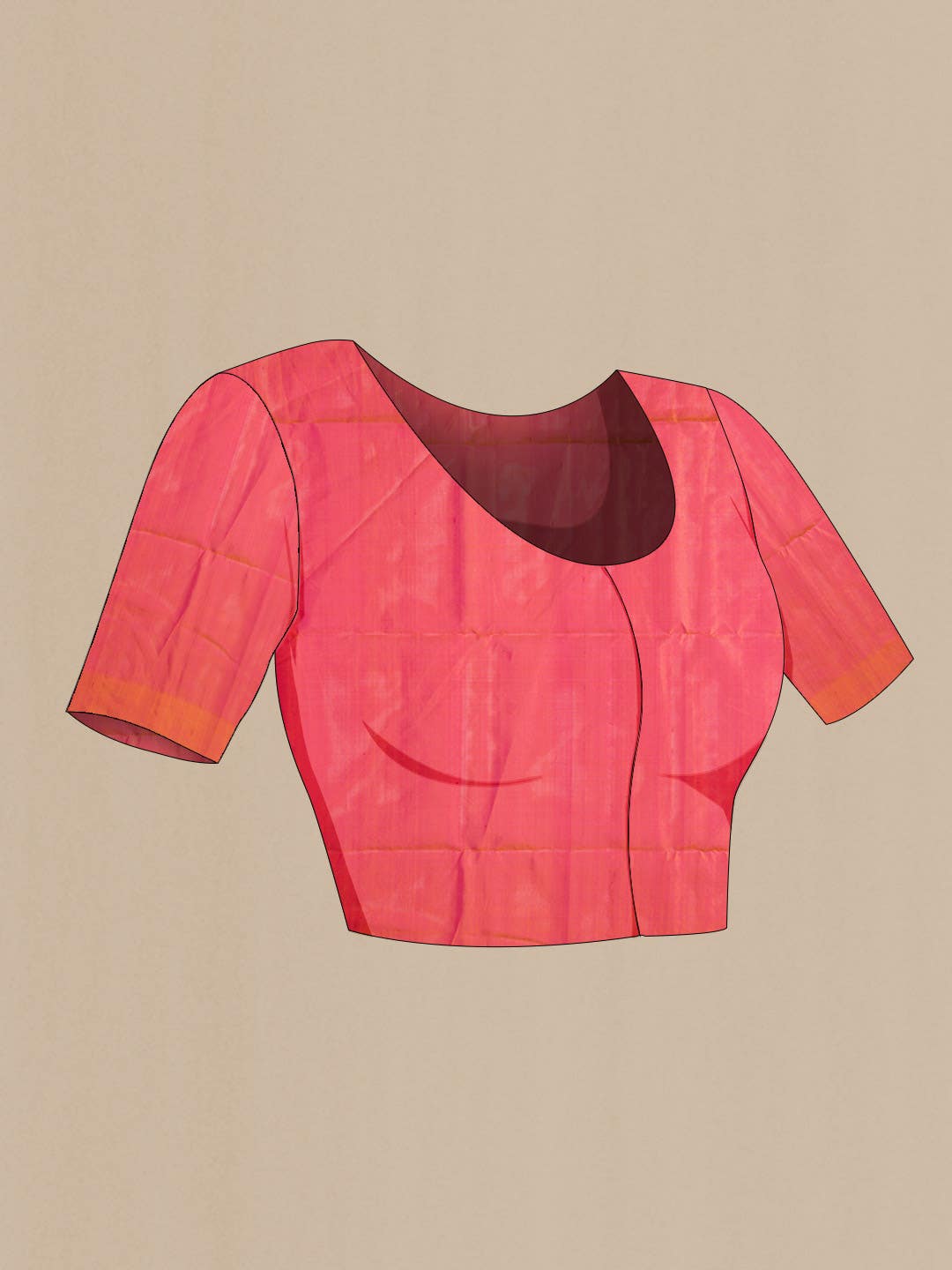 Pink Soft Silk Saree
