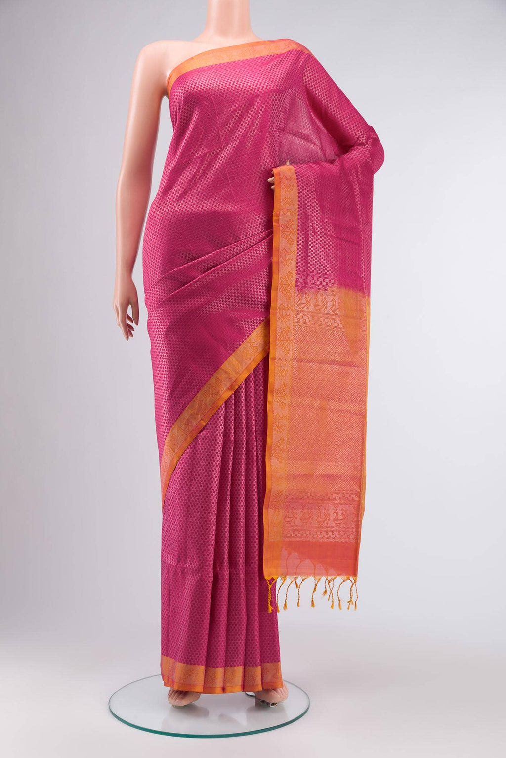 Pink Soft Silk Saree