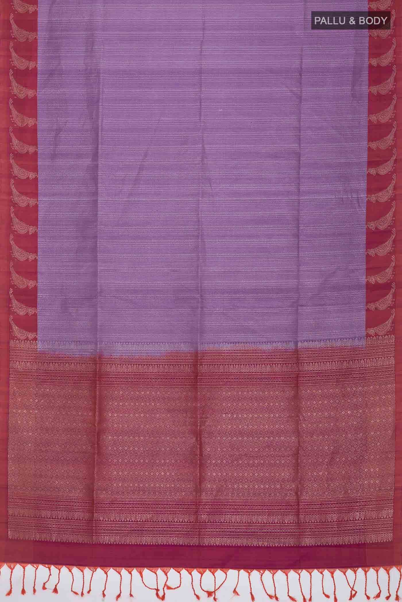 Lavender Soft Silk Saree