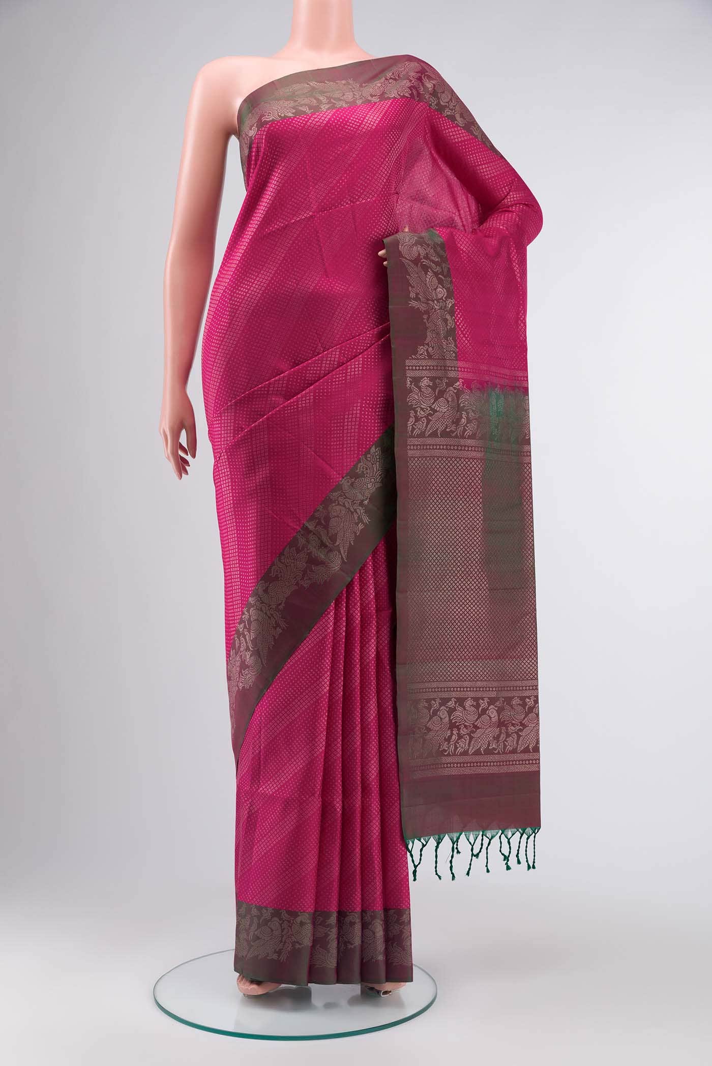 Pink Soft Silk Saree