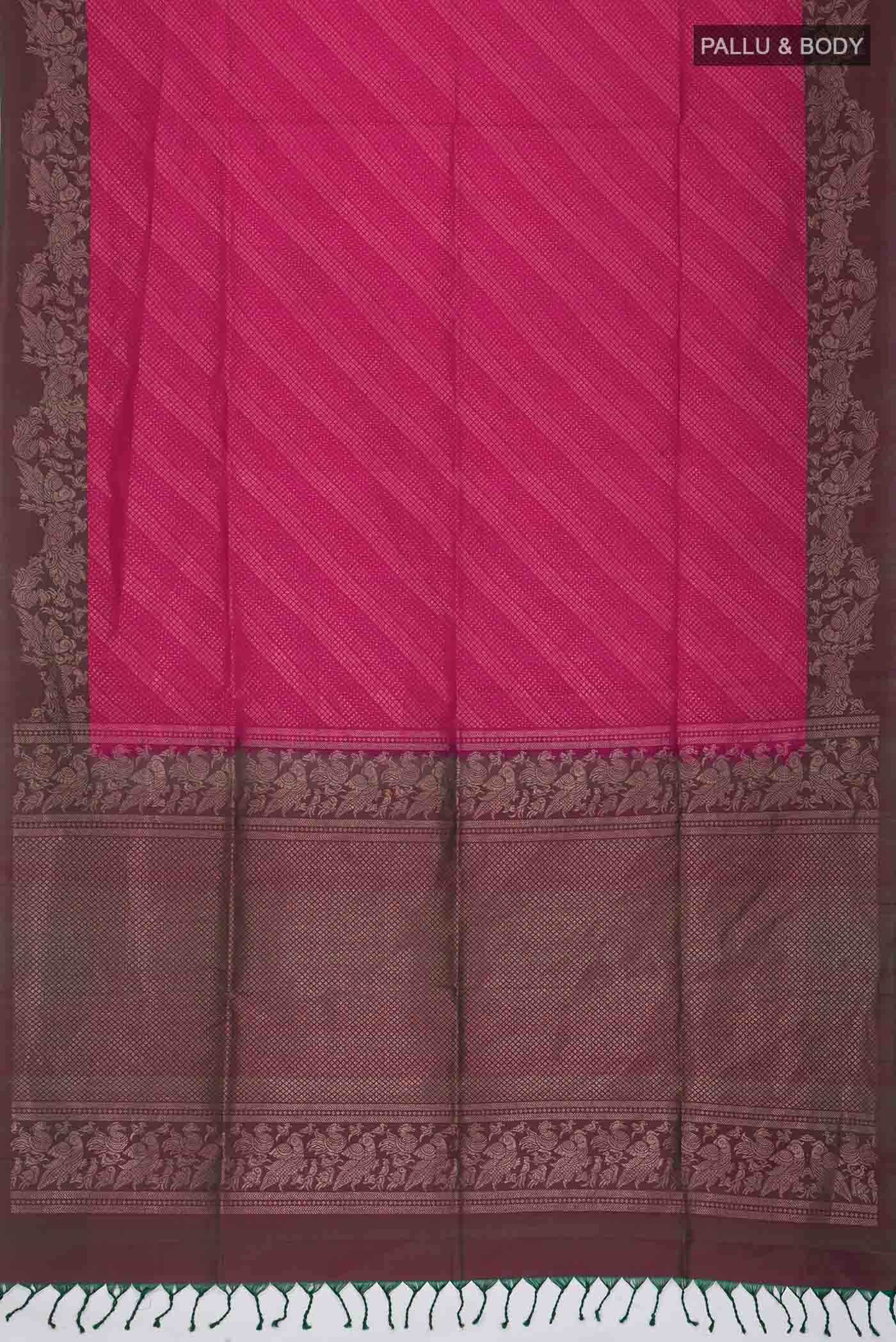 Pink Soft Silk Saree