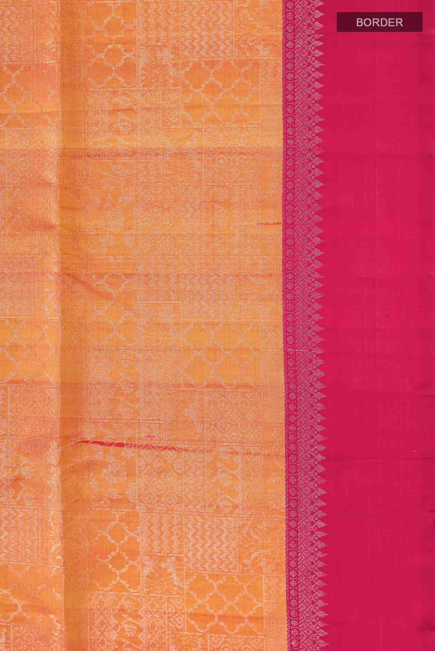 Orange Soft Silk Saree