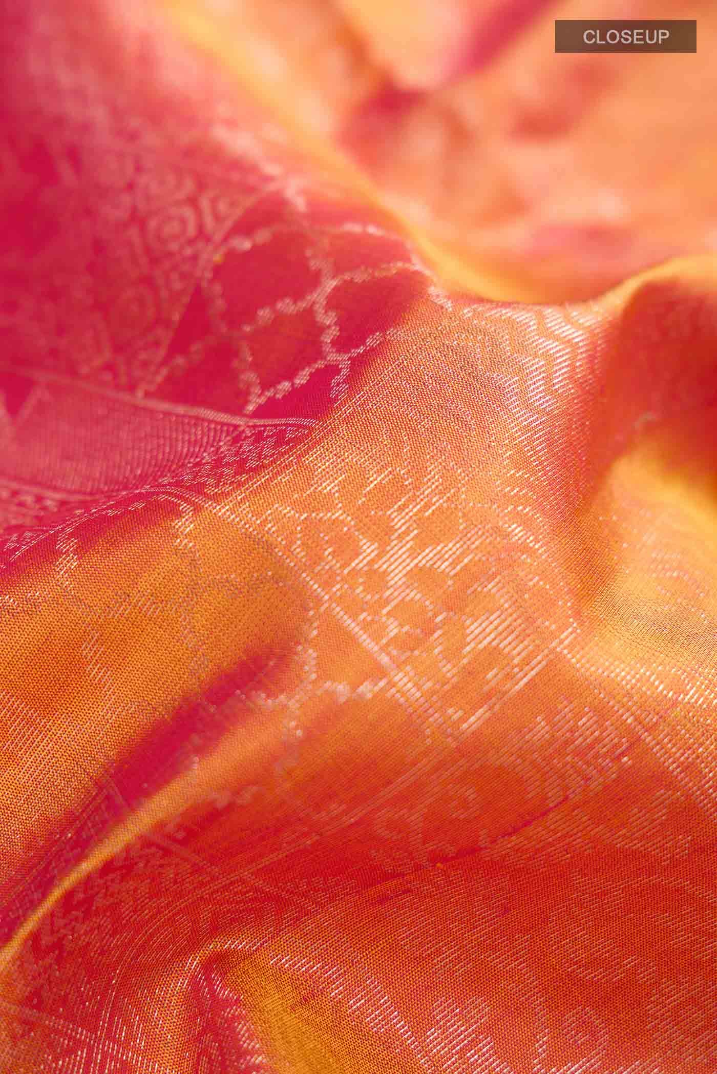 Orange Soft Silk Saree