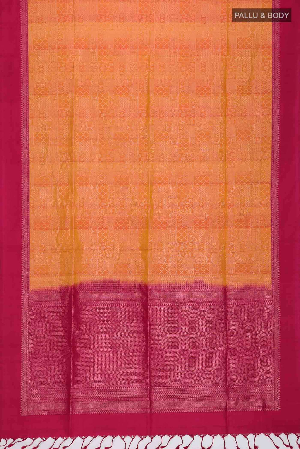 Orange Soft Silk Saree