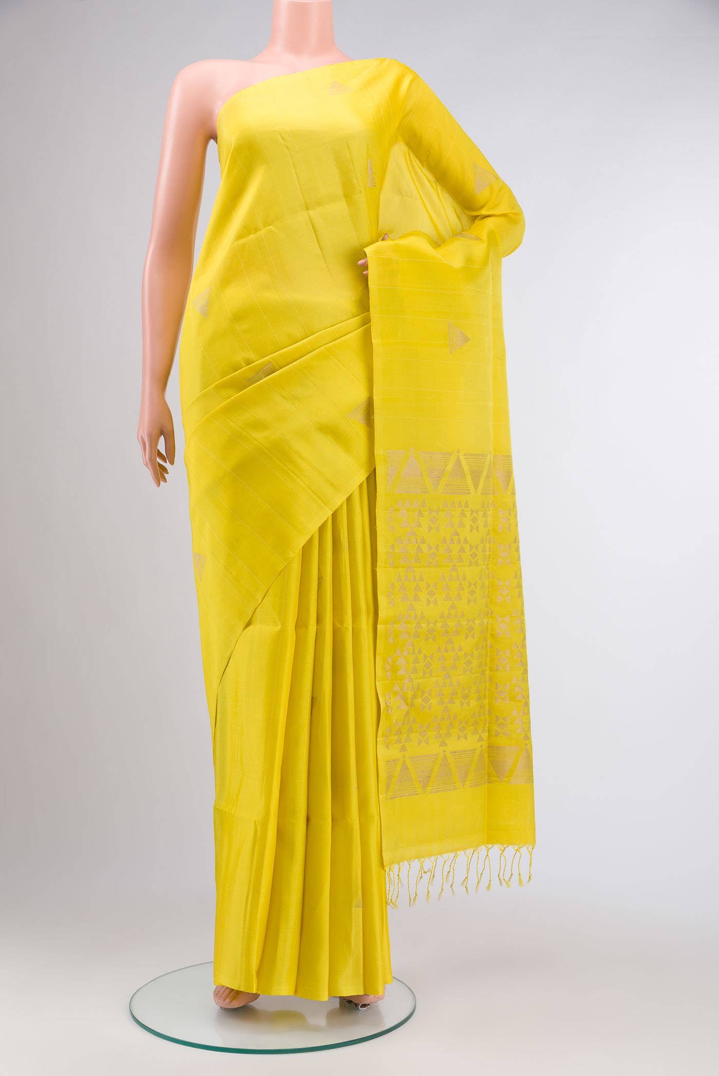 Yellow Soft Silk Saree
