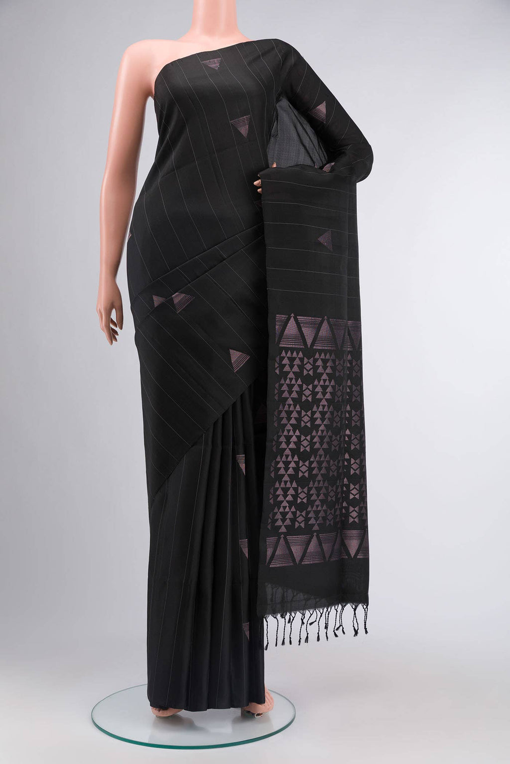 Black Soft Silk Saree