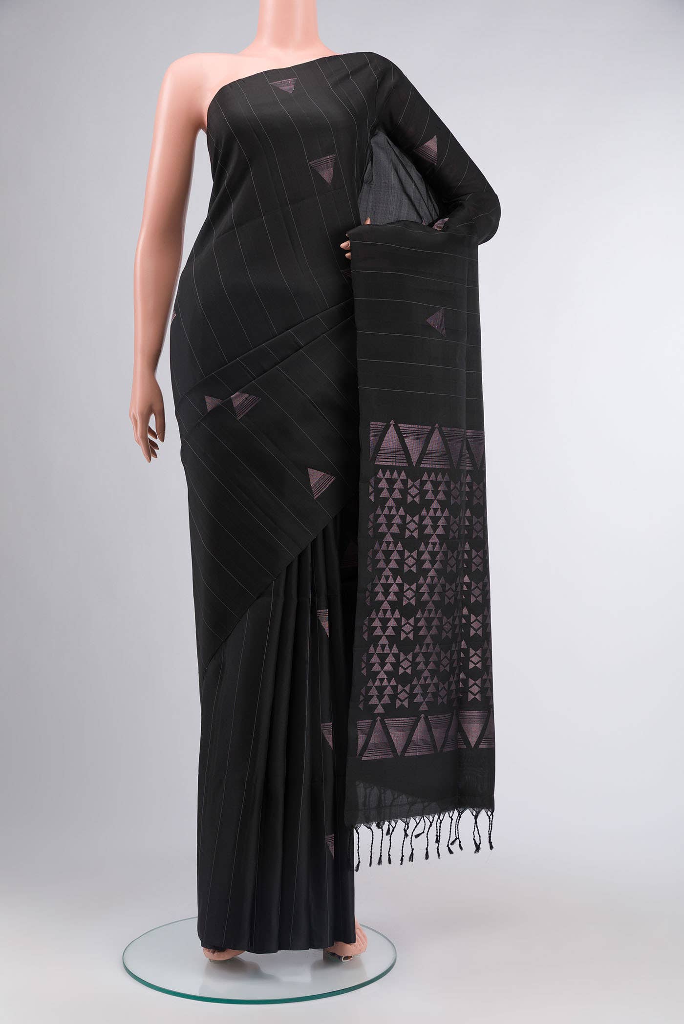 Black Soft Silk Saree
